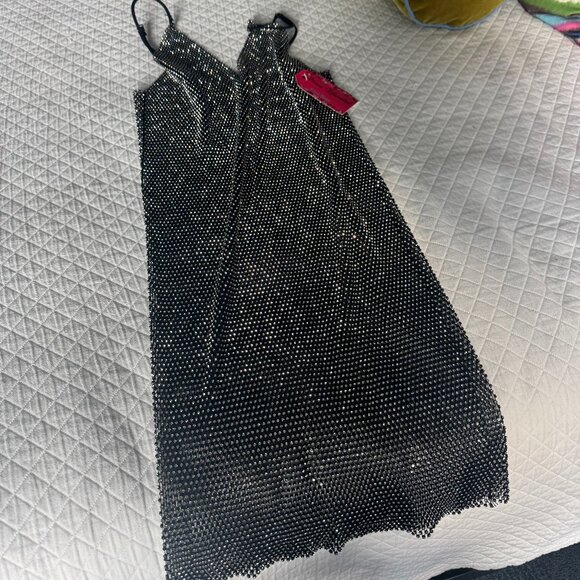 Rhinestone Cami Sexy Mini Dress from Venus (One Size) - Picture 1 of 3